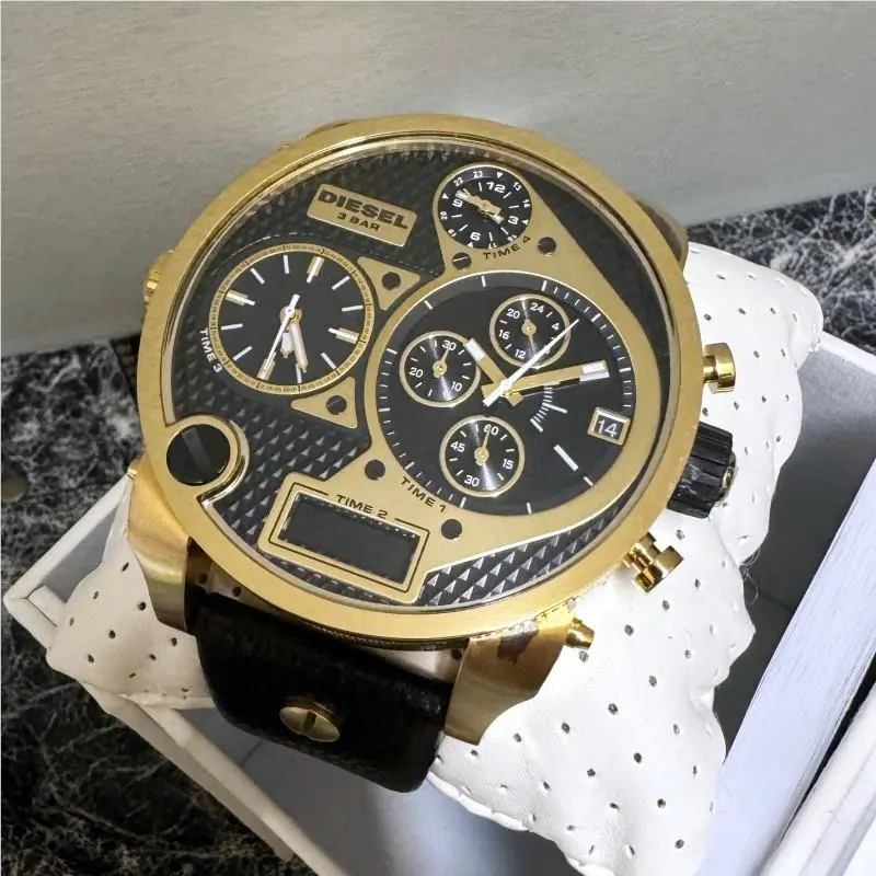 Diesel Mr. Daddy XL Chronograph Big 4 Time Zone Watch DZ7323