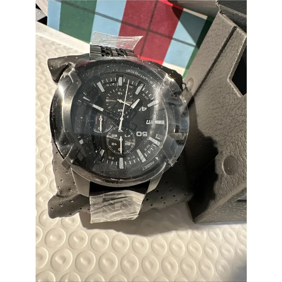 Diesel DZ4579 Watch Quartz Movement Men`s Metal Strap