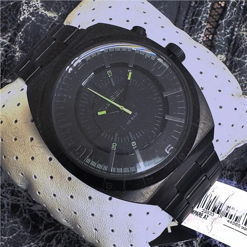 Men`s Fashion Retro Stainless Steel Quartz Watch DZ1415 by Diesel