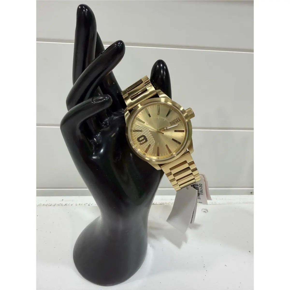 Diesel Rasp Gold Tone Analog Dial Men`s Watch