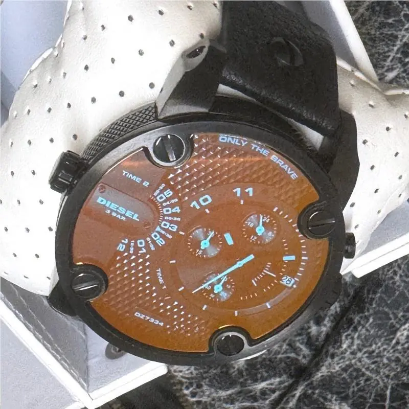 Little Daddy Black Quartz Watch DZ7334 by Diesel