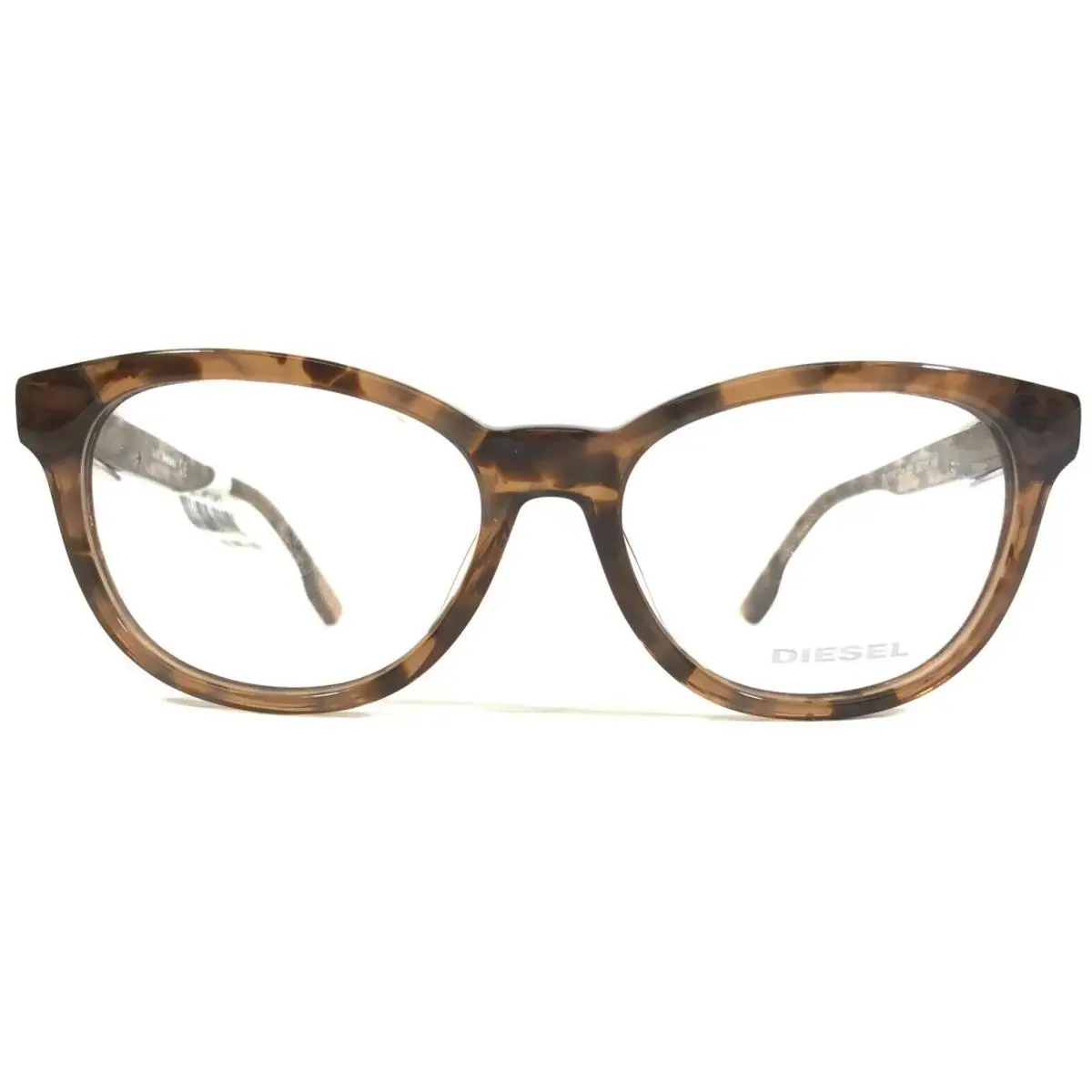 Diesel Eyeglasses Frames DL5112 Col.055 Brown Light Havana Tortoise 52-16-145