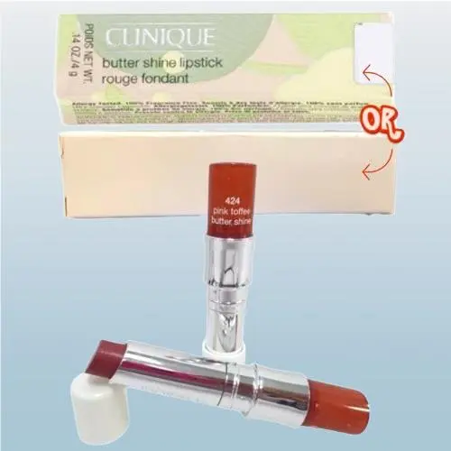 Butter Shine BY Clinique 424 Pink Toffee Lipstick 0.14 OZ Lot OF 2