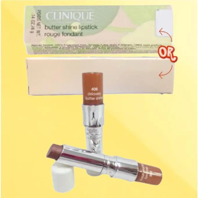 Butter Shine BY Clinique 406 Delovely Lipstick 0.14 OZ 2PCS