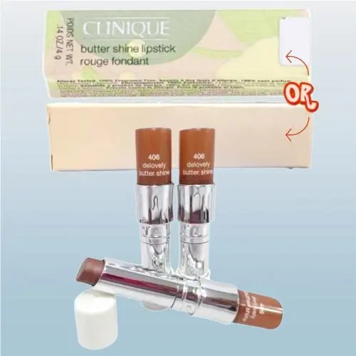 Butter Shine BY Clinique 406 Delovely Lipstick 0.14 OZ Lot OF 3