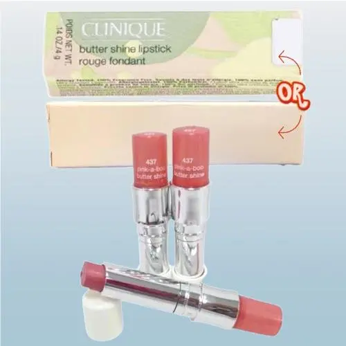Butter Shine BY Clinique 437 Pink-a-boo Lipstick 0.14 OZ Lot OF 3