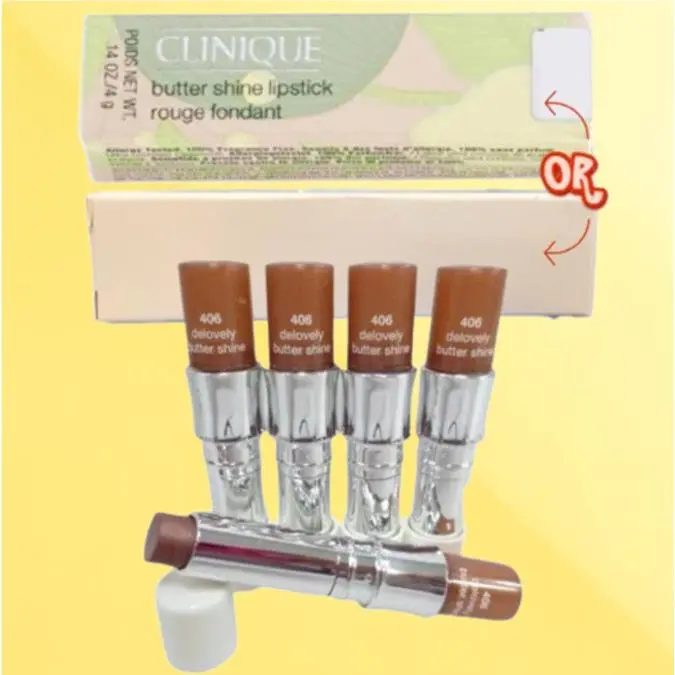 Butter Shine BY Clinique 406 Delovely Lipstick 0.14 OZ Lot OF 5