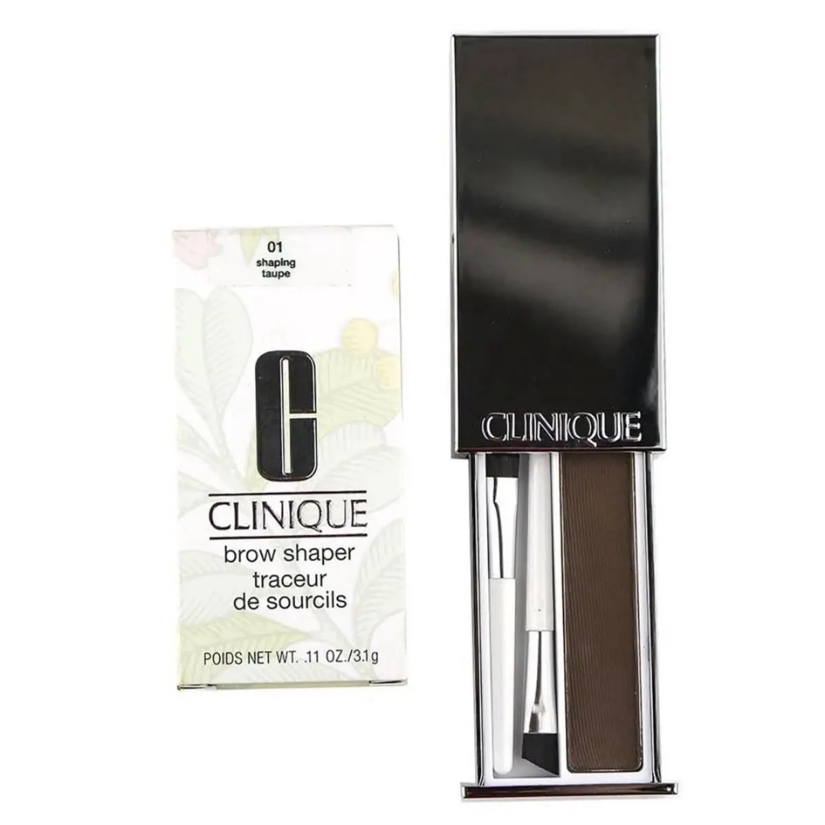 Clinique Brow Shaper 01 Shaping Taupe - Size 0.11 Oz. / 3.1 g