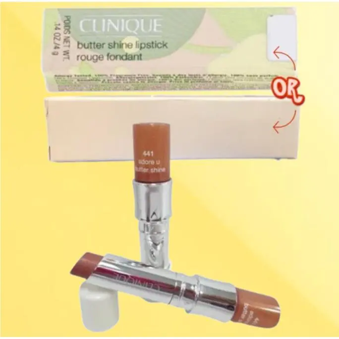 Butter Shine BY Clinique 441 Adore U Lipstick 0.14 OZ Lot OF 2
