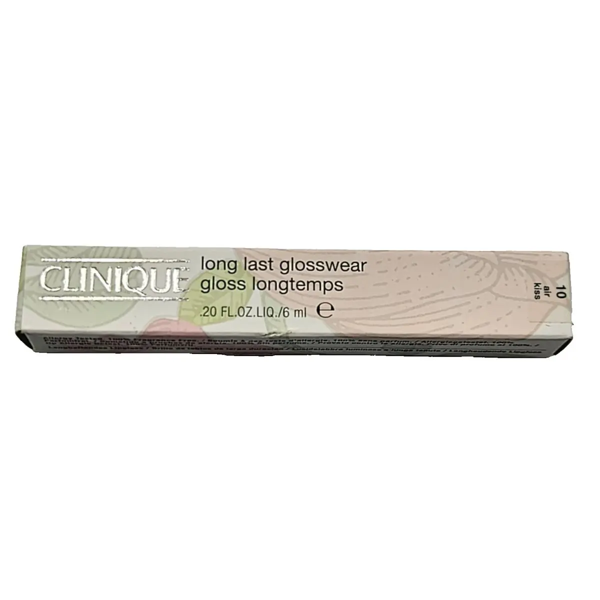 Clinique Long Last Glosswear 10 Air Kiss 0.2fl.oz./6ml Rare