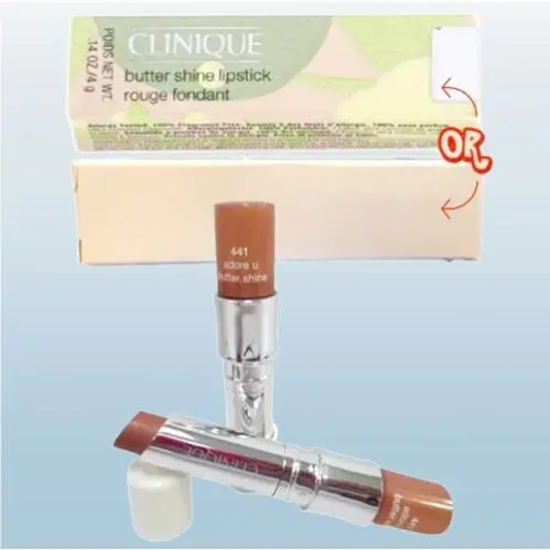 Butter Shine BY Clinique 441 Adore U Lipstick 0.14 OZ Set OF 2