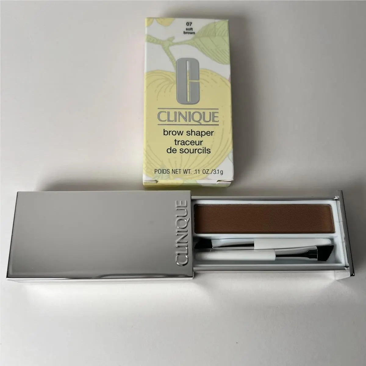 Clinique Brow Shaper Shade 07 Soft Brown Full Regular Standard Size