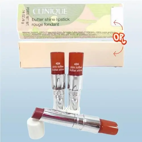 Butter Shine BY Clinique 424 Pink Toffee Lipstick 0.14 OZ Lot OF 3