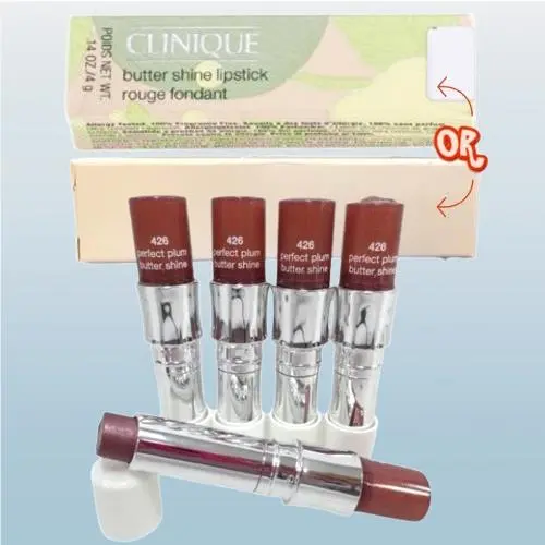 Butter Shine BY Clinique 426 Perfect Plum Lipstick 0.14 OZ Lot OF 5