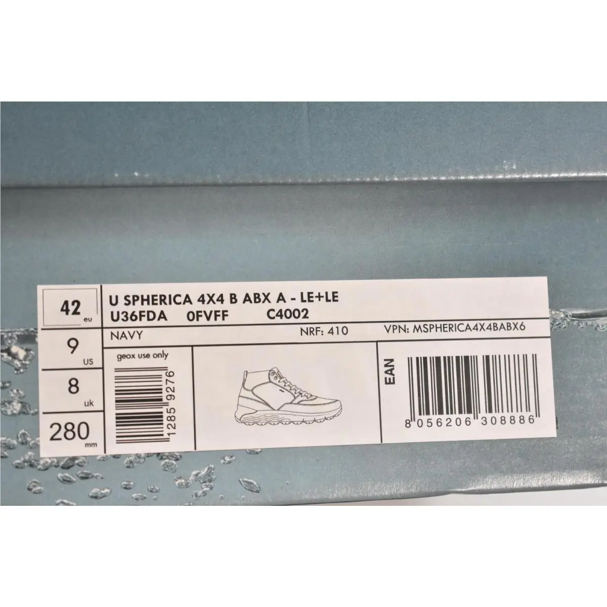 Geox shoes - Geox U Spherica 4x4 B ABX A - Blue 0