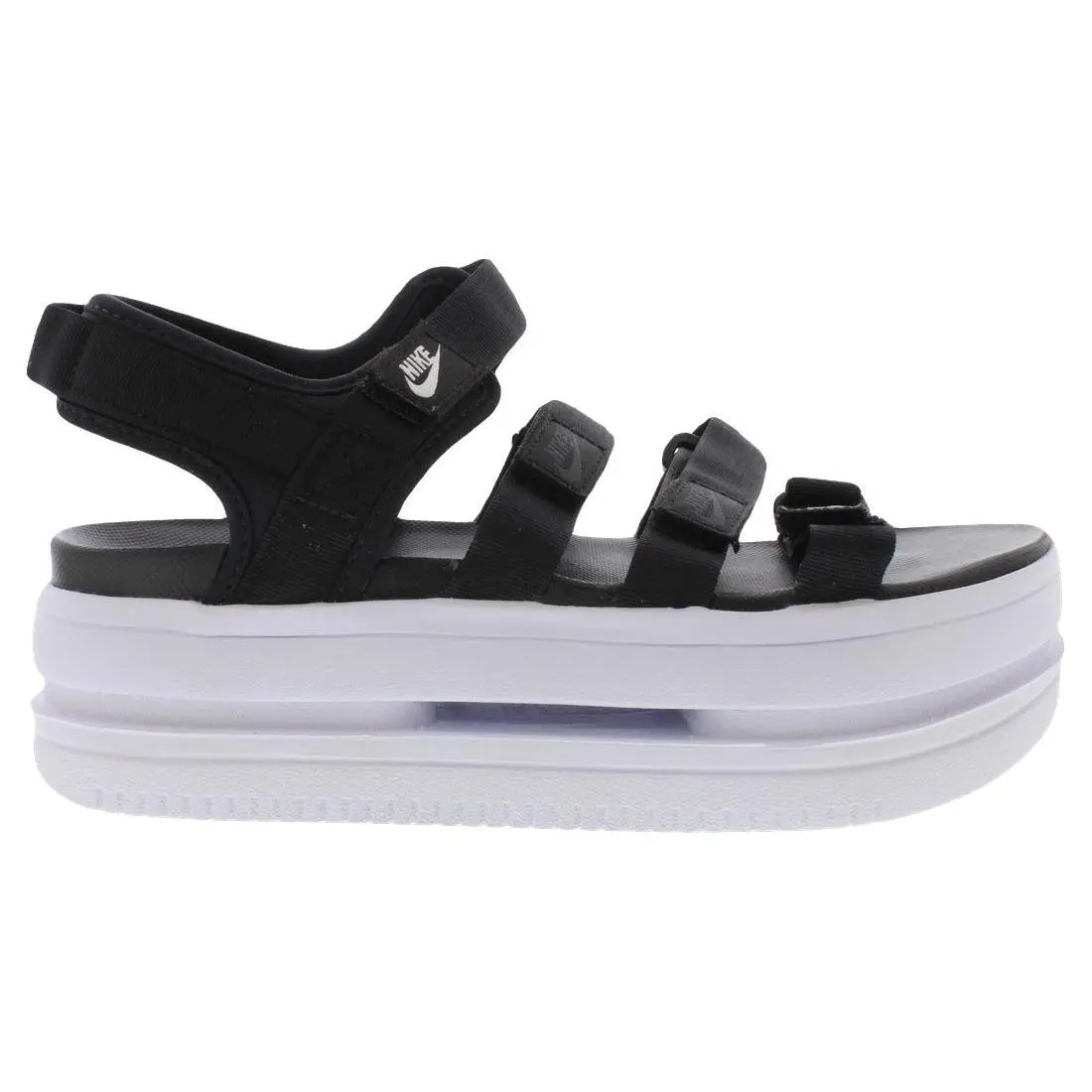 Nike Icon Classic Platform Slide Womens Shoes Size 9 Color: Black/white/white