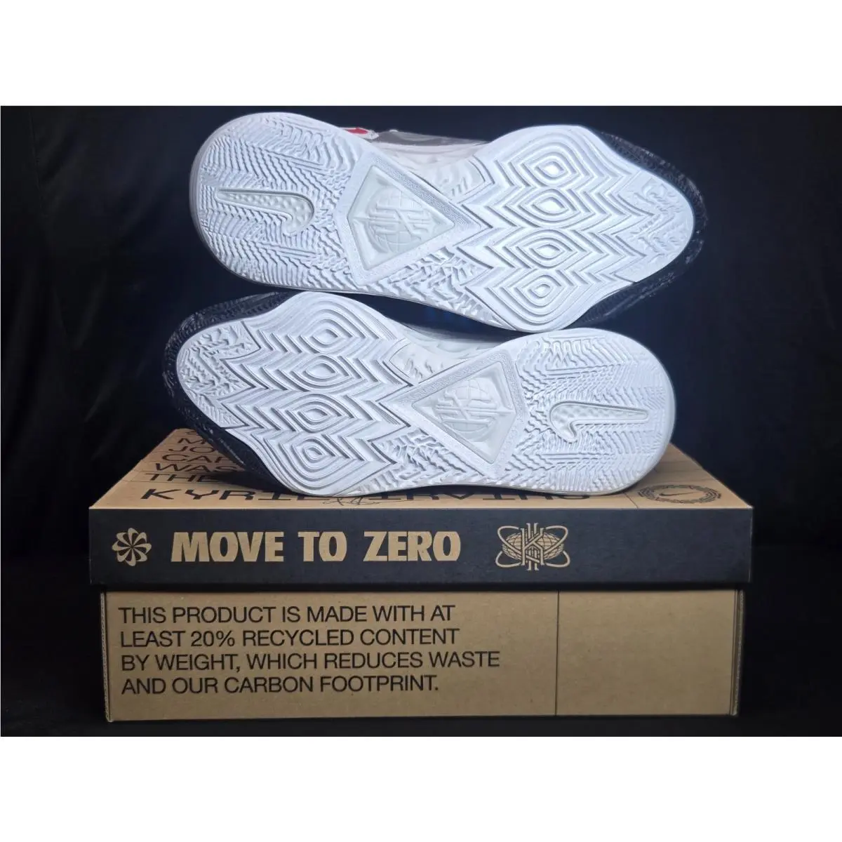 Nike shoes - Kyrie 8 - Kyrie - DJ6017-100 - White/University Red-Black 9