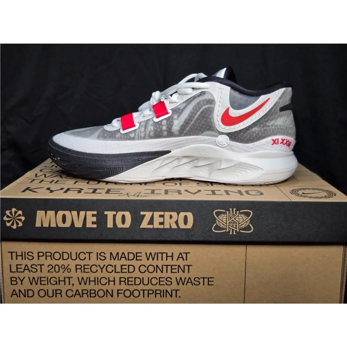 Nike shoes - Kyrie 8 - Kyrie - DJ6017-100 - White/University Red-Black 4