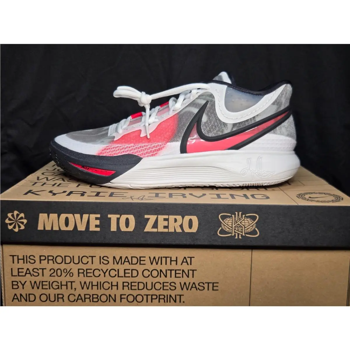 Nike shoes - Kyrie 8 - Kyrie - DJ6017-100 - White/University Red-Black 14