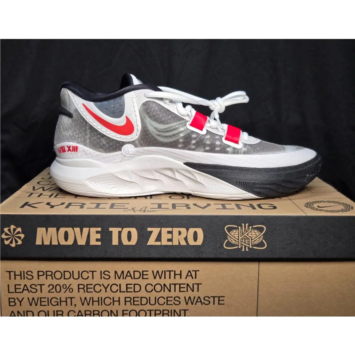 Nike shoes - Kyrie 8 - Kyrie - DJ6017-100 - White/University Red-Black 15