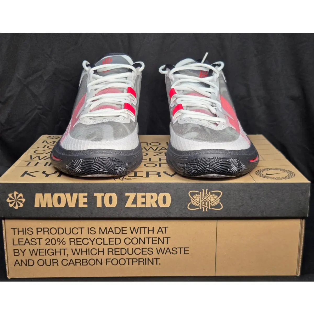 Nike shoes - Kyrie 8 - Kyrie - DJ6017-100 - White/University Red-Black 17