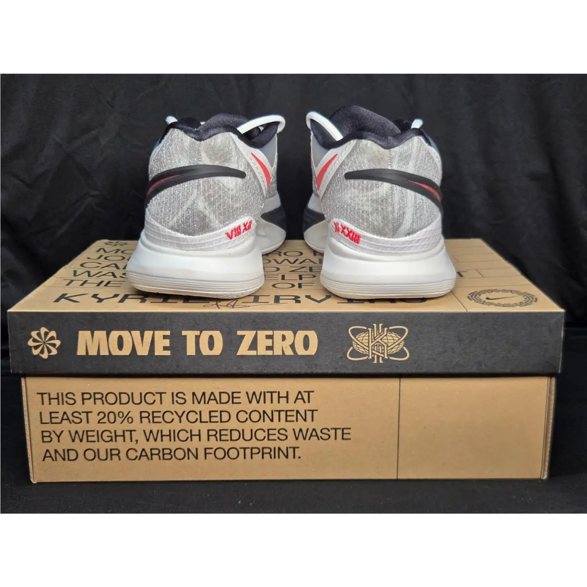 Nike shoes - Kyrie 8 - Kyrie - DJ6017-100 - White/University Red-Black 18