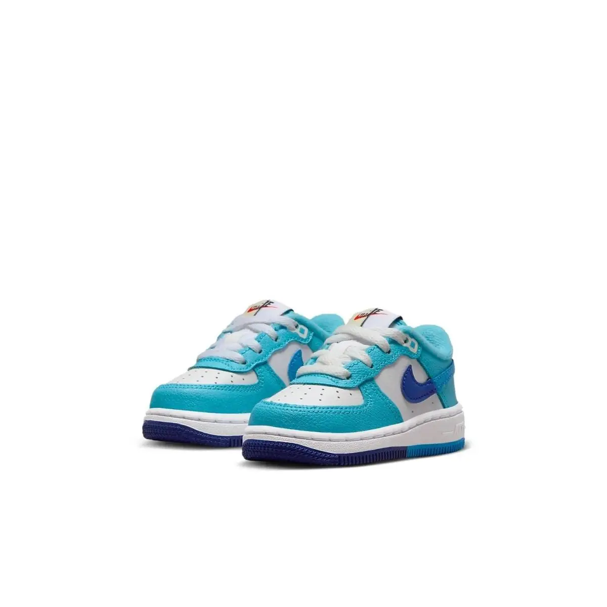Nike Force 1 LV8 2 DX2165-100 Sneakers Toddler US 6 Blue Lifestyle Shoes RHS8679