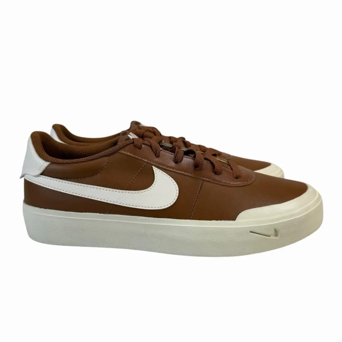Nike Court Shot Light Brown Tan Soft Pearl Shoes FQ8146-201 Men`s Size 8