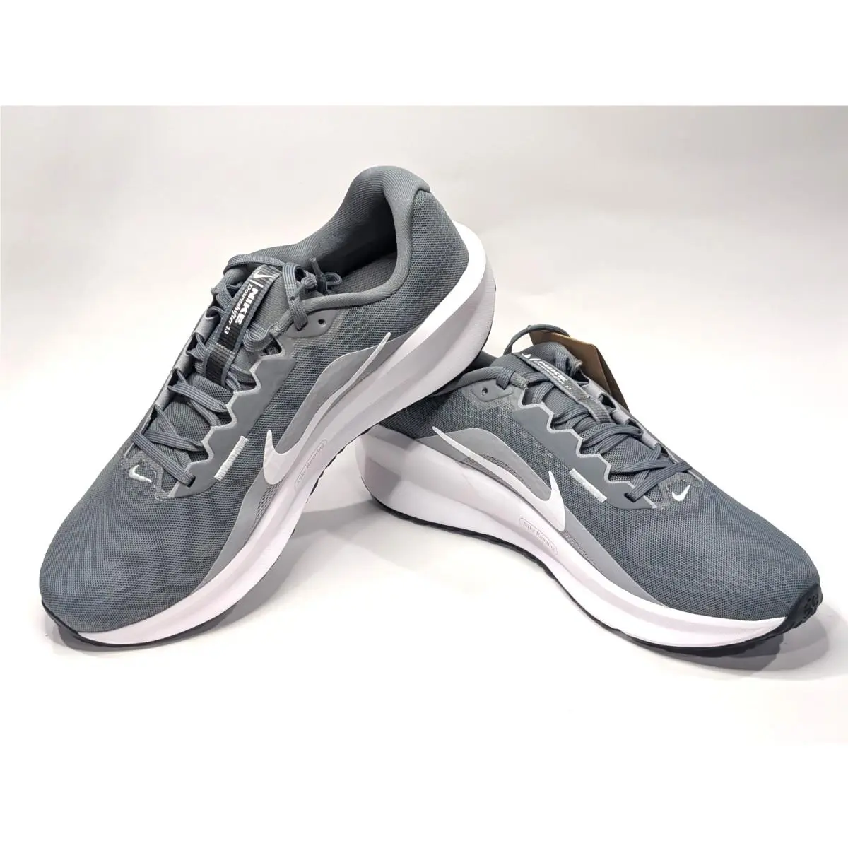 Nike Downshifter 13 Grey/white Men`s Running Shoes - Size 10 FD6454-010