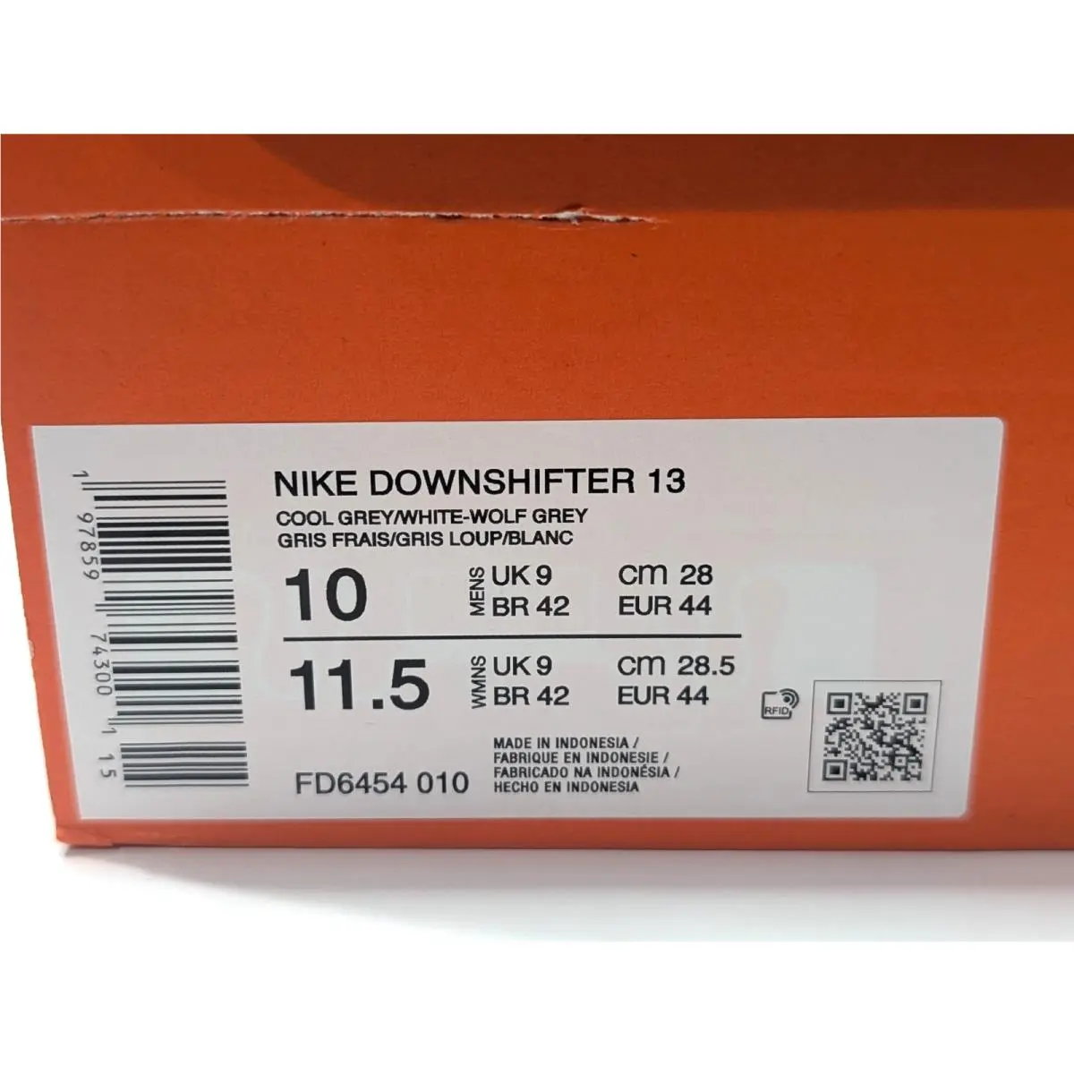 Nike shoes - Nike Downshifter 13 - Downshifter - FD6454-010 - Grey/White 8