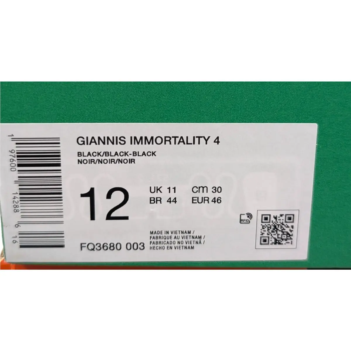 Nike shoes - Nike Giannis Immortality 4 - Giannis Immortality - FQ3680-003 - Black 20