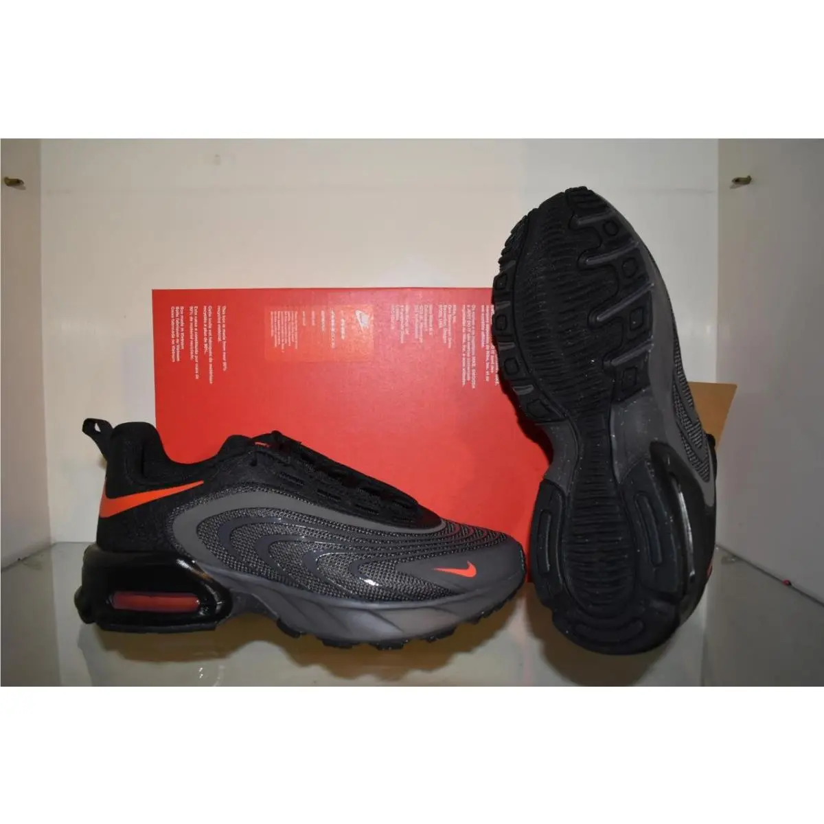 Nike Air Max Fire Kids` Grade School F2622 200 Black/grey/orange