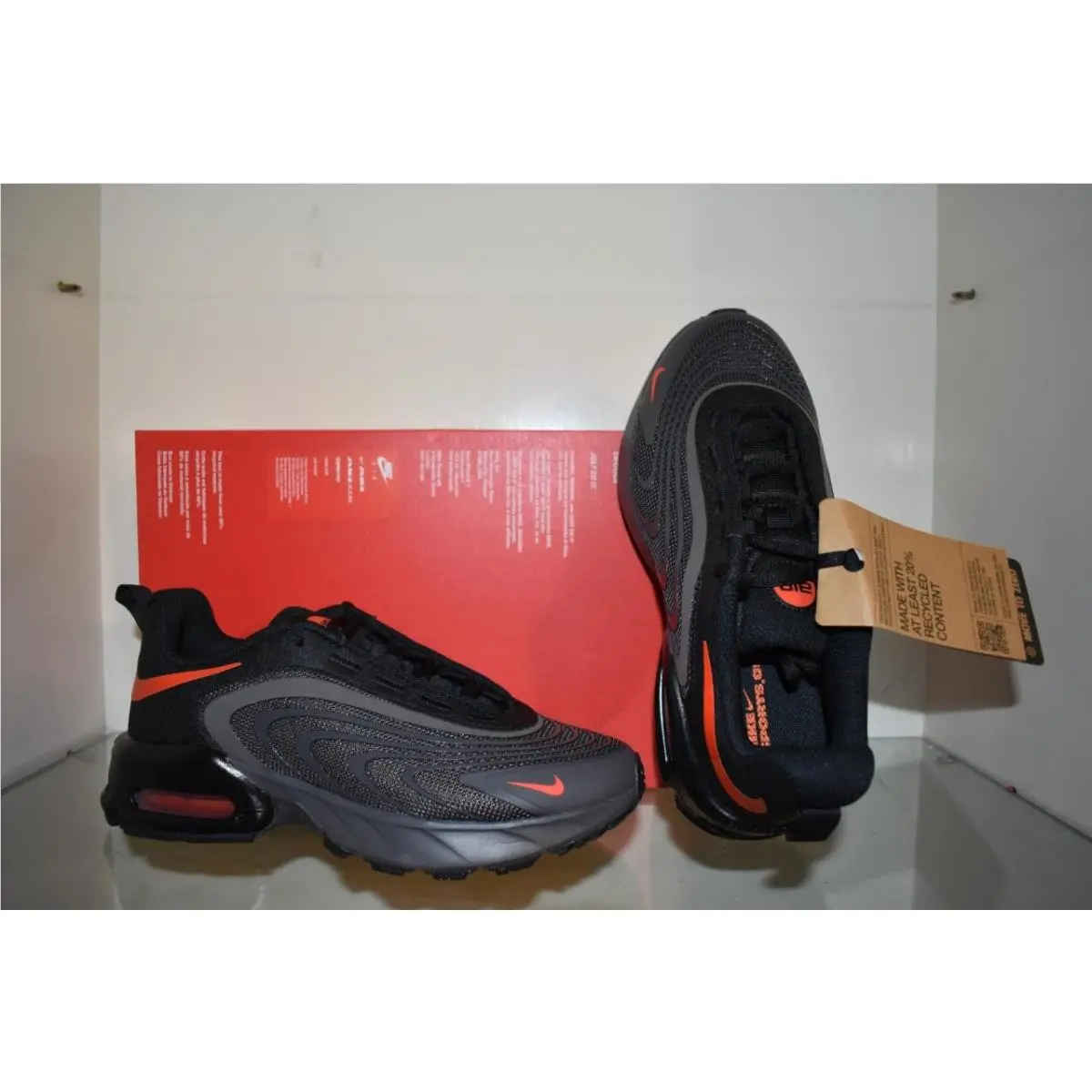 Nike shoes - Nike Air Max Fire - Air Max Fire - IF2622 200 - Black/Gray/Orange 3