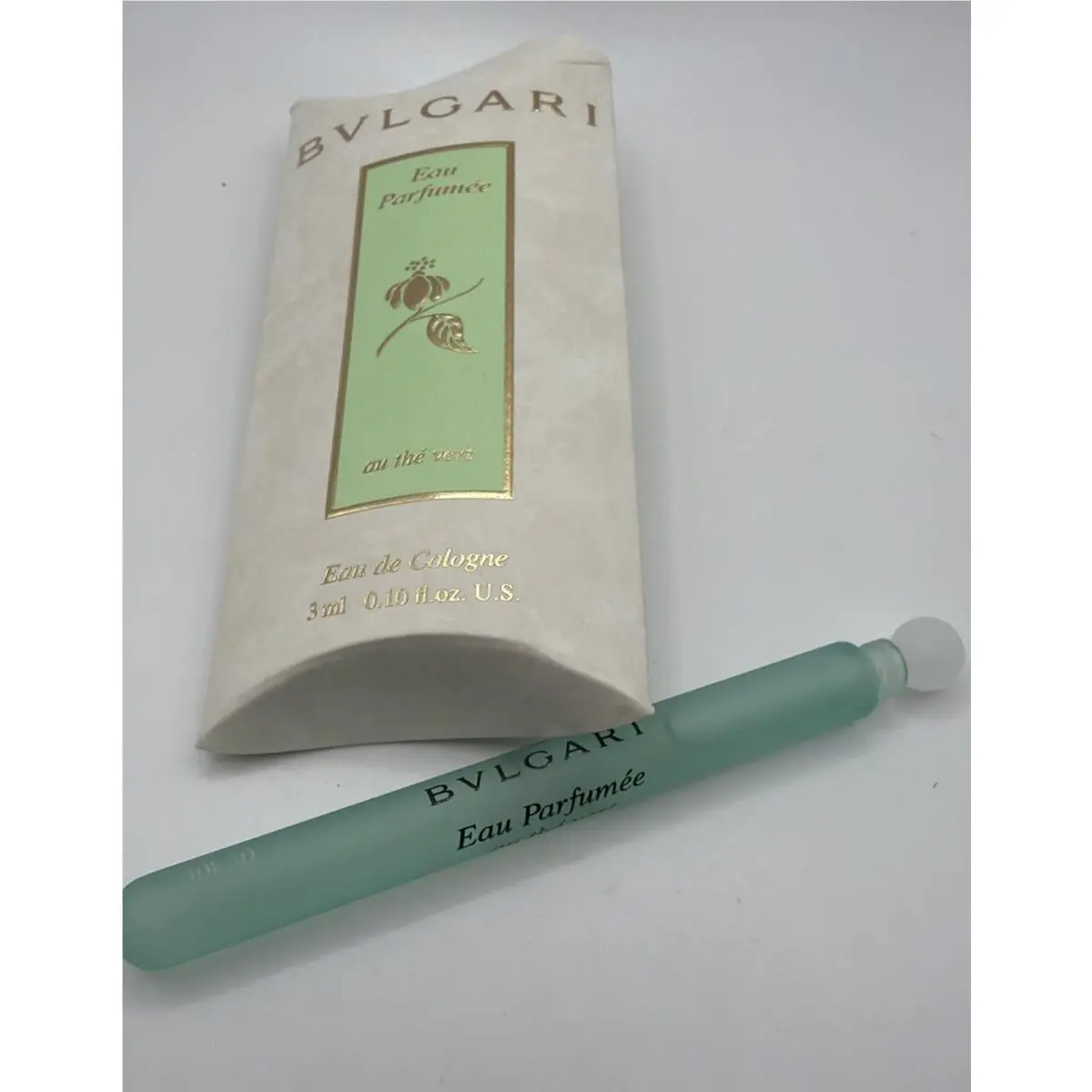 Bvlgari Eau Parfumee Au The Vert Eau de Cologne Sample 4ml Glass Vial Rare