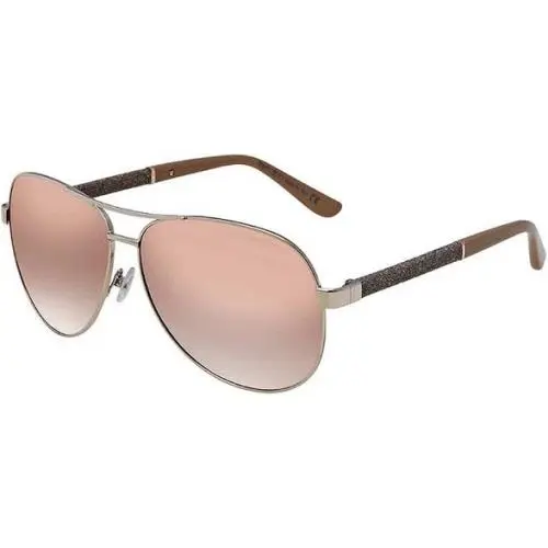 Jimmy Choo Lexie Sunglasses Shy gd Glitter / gd Mir Grad 61-12-135 LEXIE/S-W8Q
