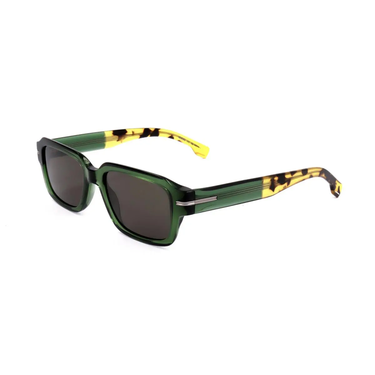 Hugo Boss Men`s 53mm Green Havana Sunglasses BOSS1596-S-XGW-53