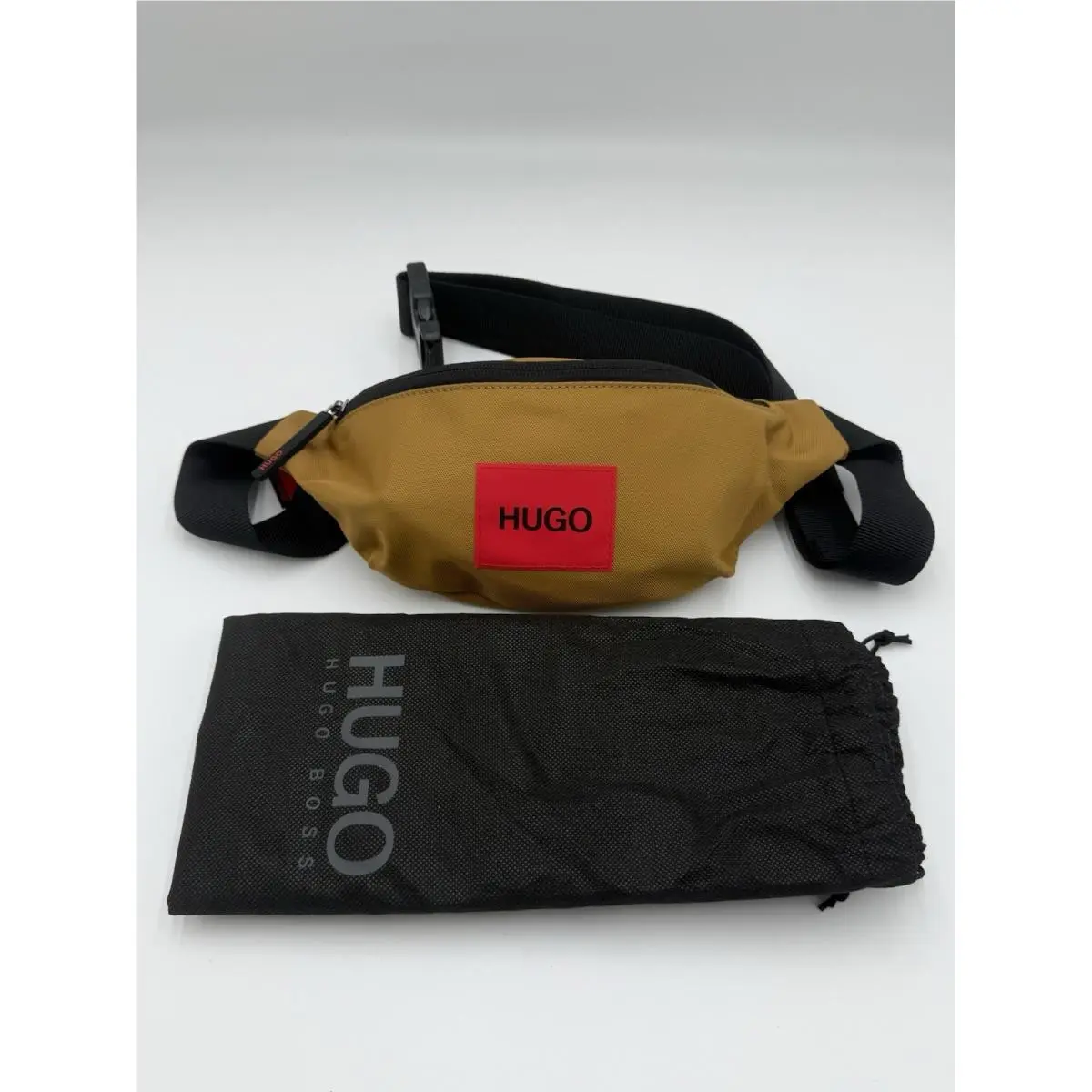 Hugo by Hugo Boss Men`s Belt Bag / Crossbody Pouch – Tan/brown