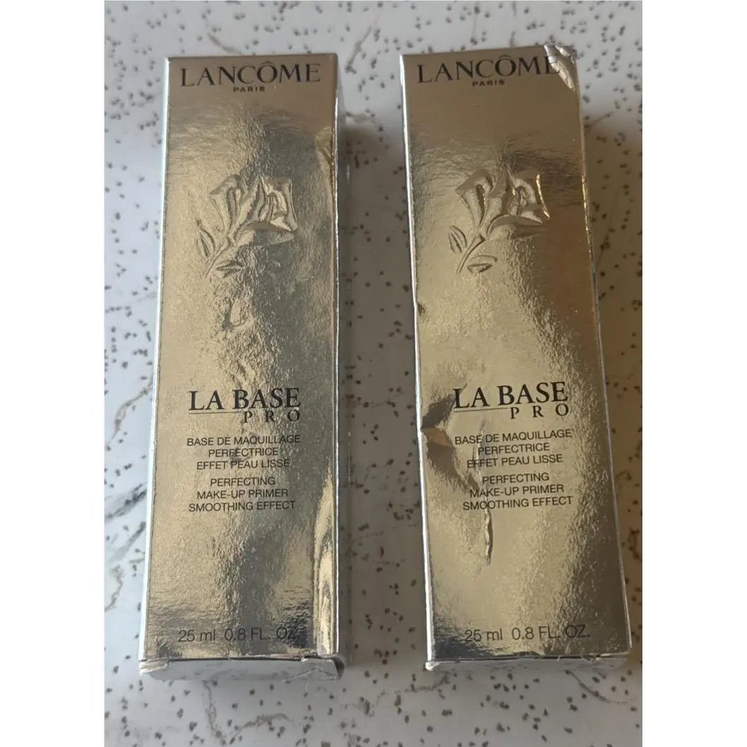 Lancome La Base Pro Makeup Primer 0.8 Oz 25mL Smoothing Perfecting Lot Of 2