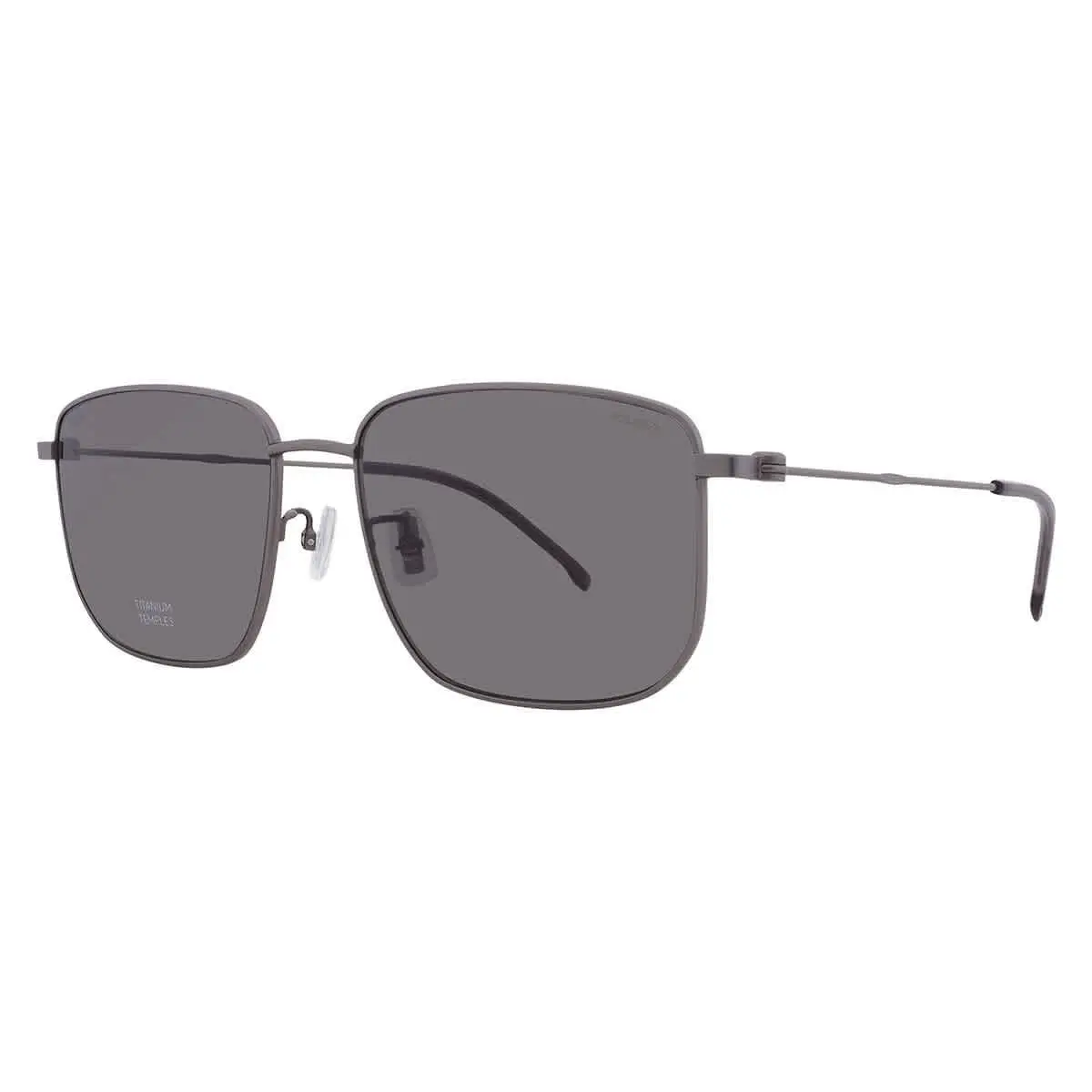 Polarized Grey Square Men`s Sunglasses Boss 1619/F/S 0R80/M9 58 by Hugo Boss