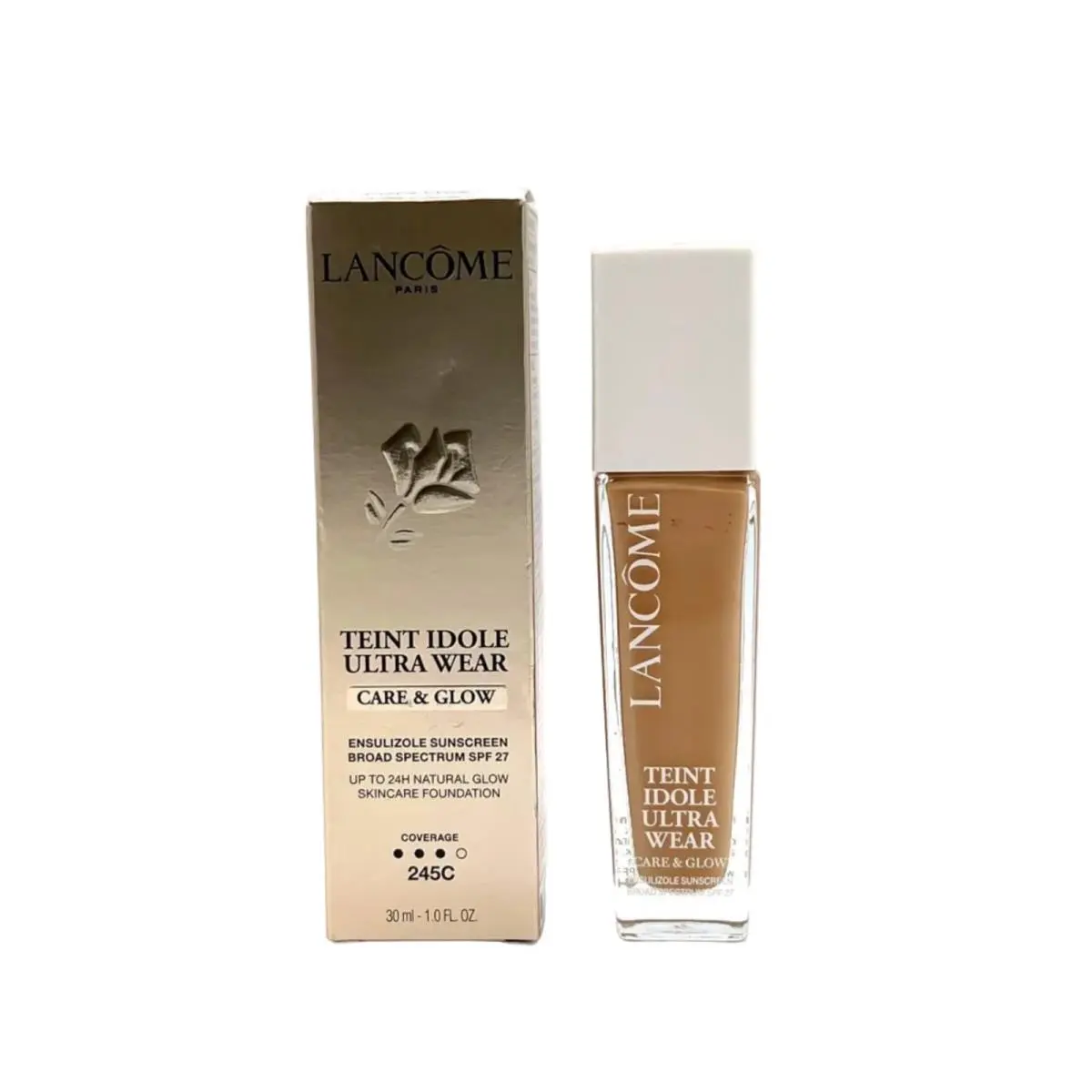 Lancome Teint Idole Ultra Wear Care Glow Foundation Spf 27 245C Full Size by Lancôme