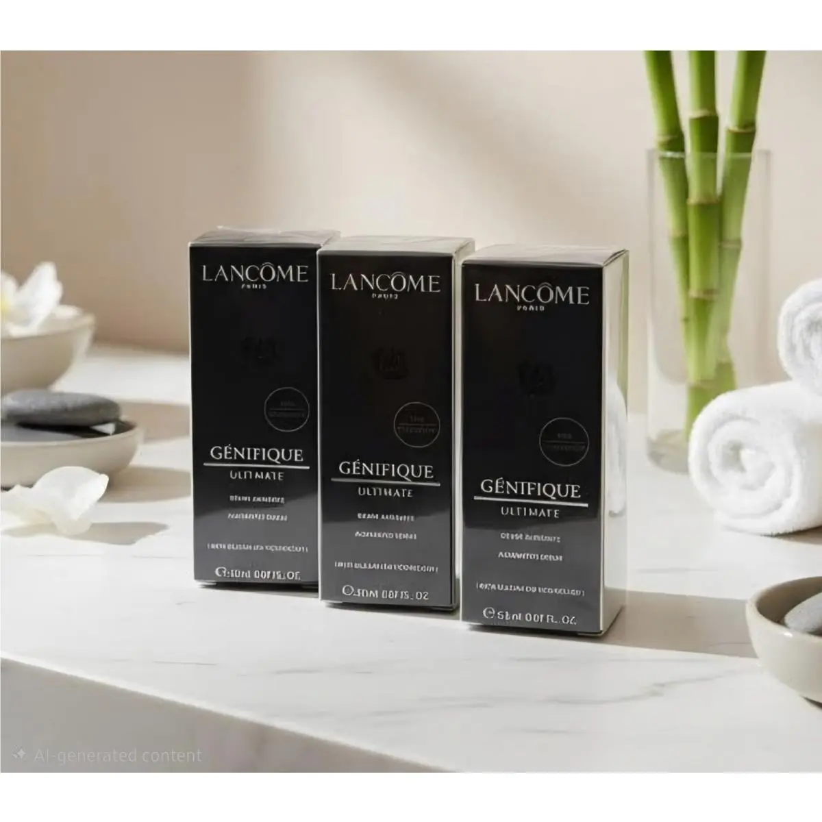 Lot of 3 Lancome Genifique Ultimate Recovery Serum 0.67 oz by Lancôme