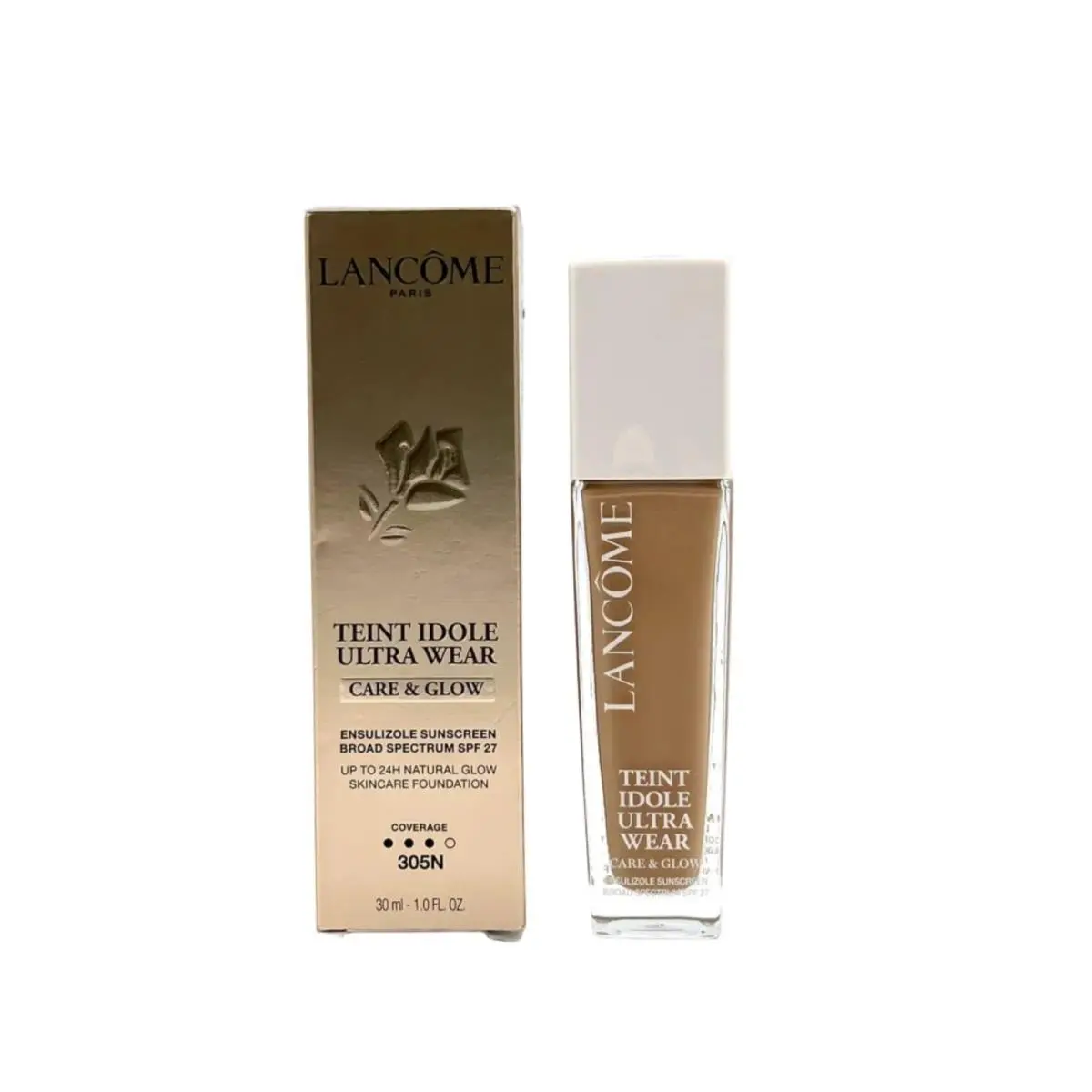 Lancome Teint Idole Ultra Wear Care Glow Foundation Spf 27 305N Full Size by Lancôme
