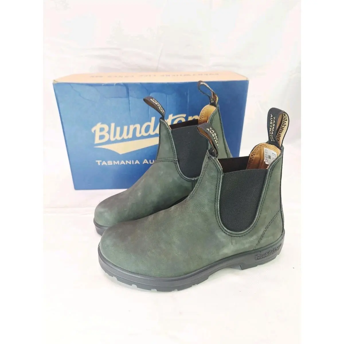 Blundstone 587 Boots Women’s Size 7 Rustic Black Leather Extra Footbeds