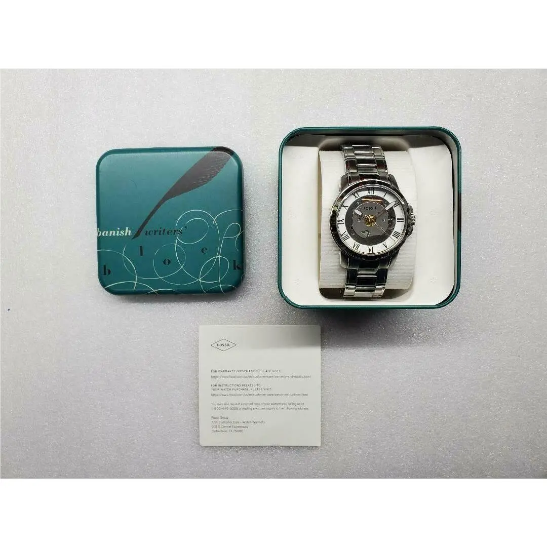 Fossil Grant Silver Dial Stainless Steel Case Bracelet Men`s Watch FS4871