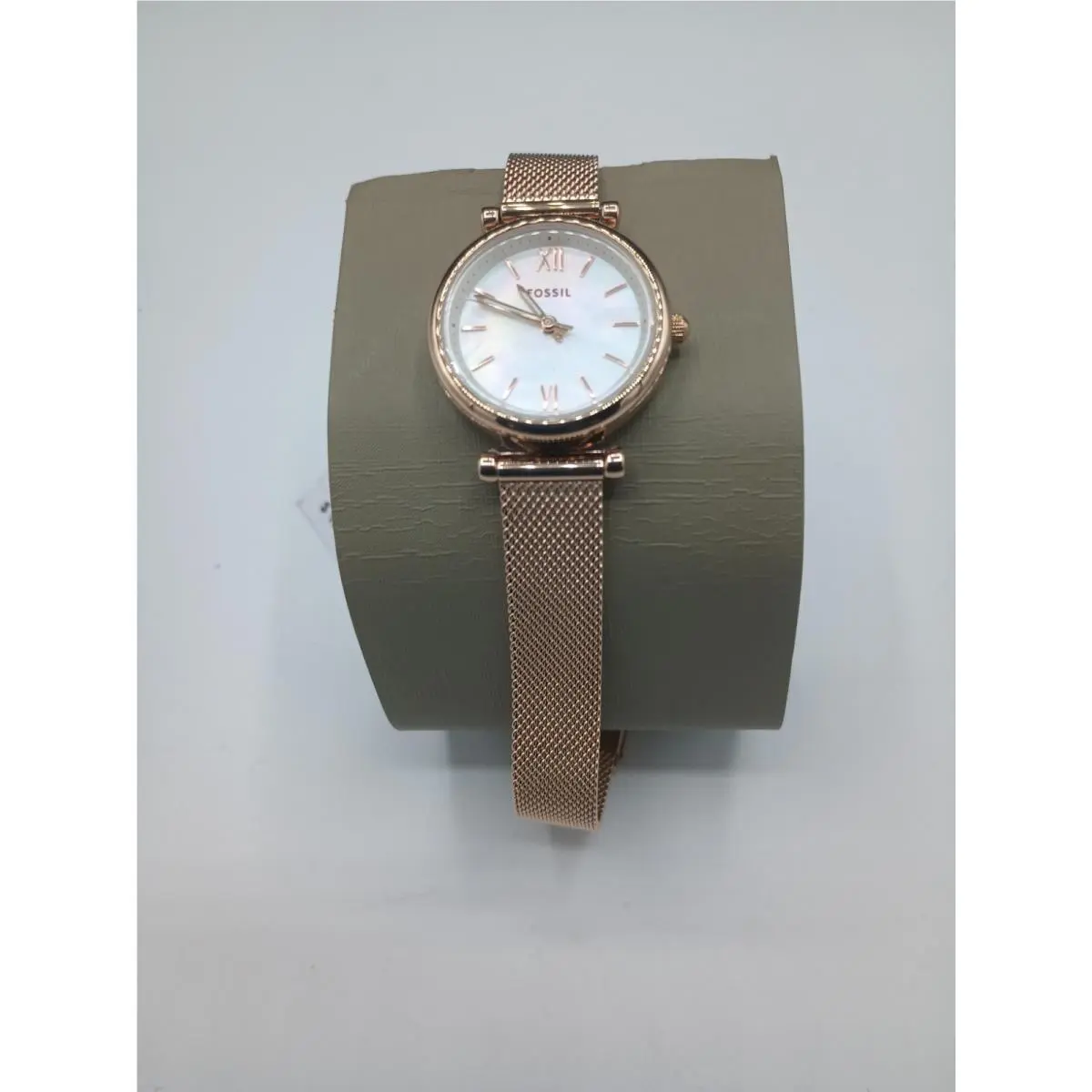 Fossil - Women`s Carlie Three-hand Stainless Steel Watch Rose Gold