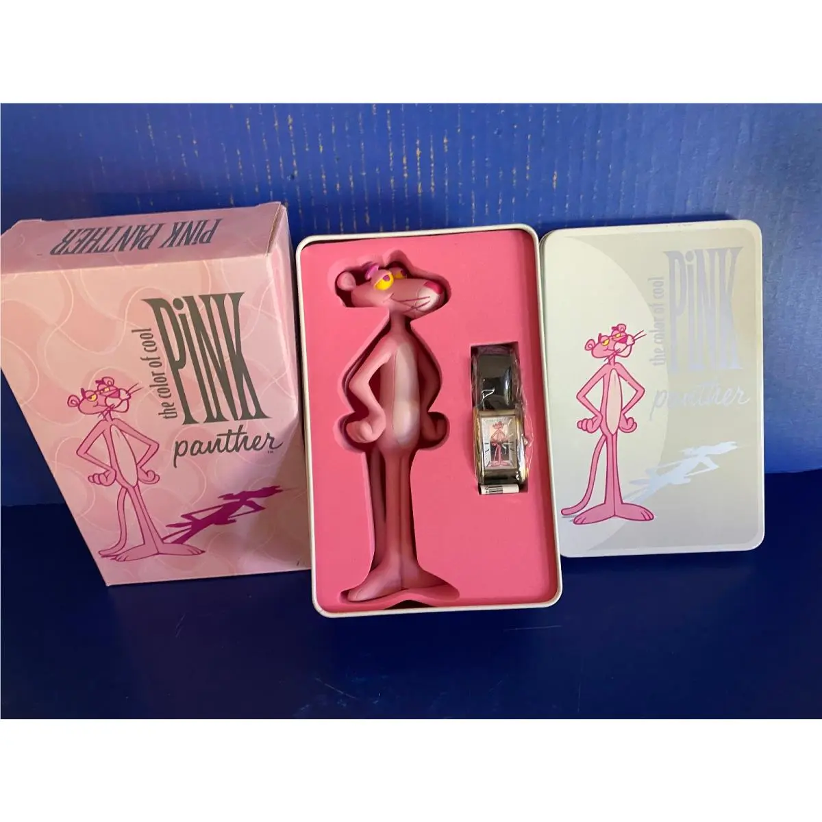 Fossil Pink Panther 1998 Watch Figurine LE 1167 of 5000 Box Limited Edition