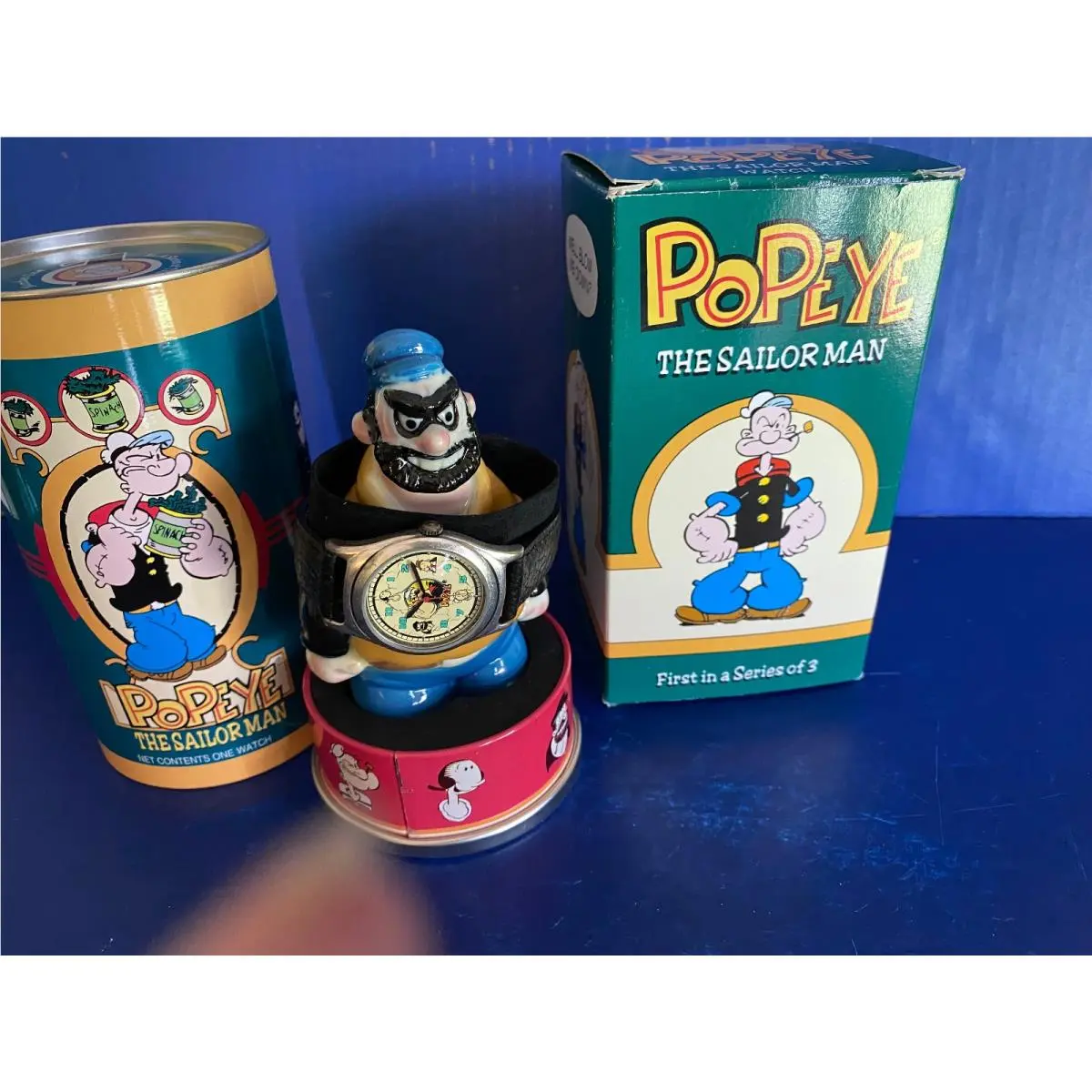 Limited Edition 1994 Popeye The Sailorman Fossil Watch 1 in Series of Three