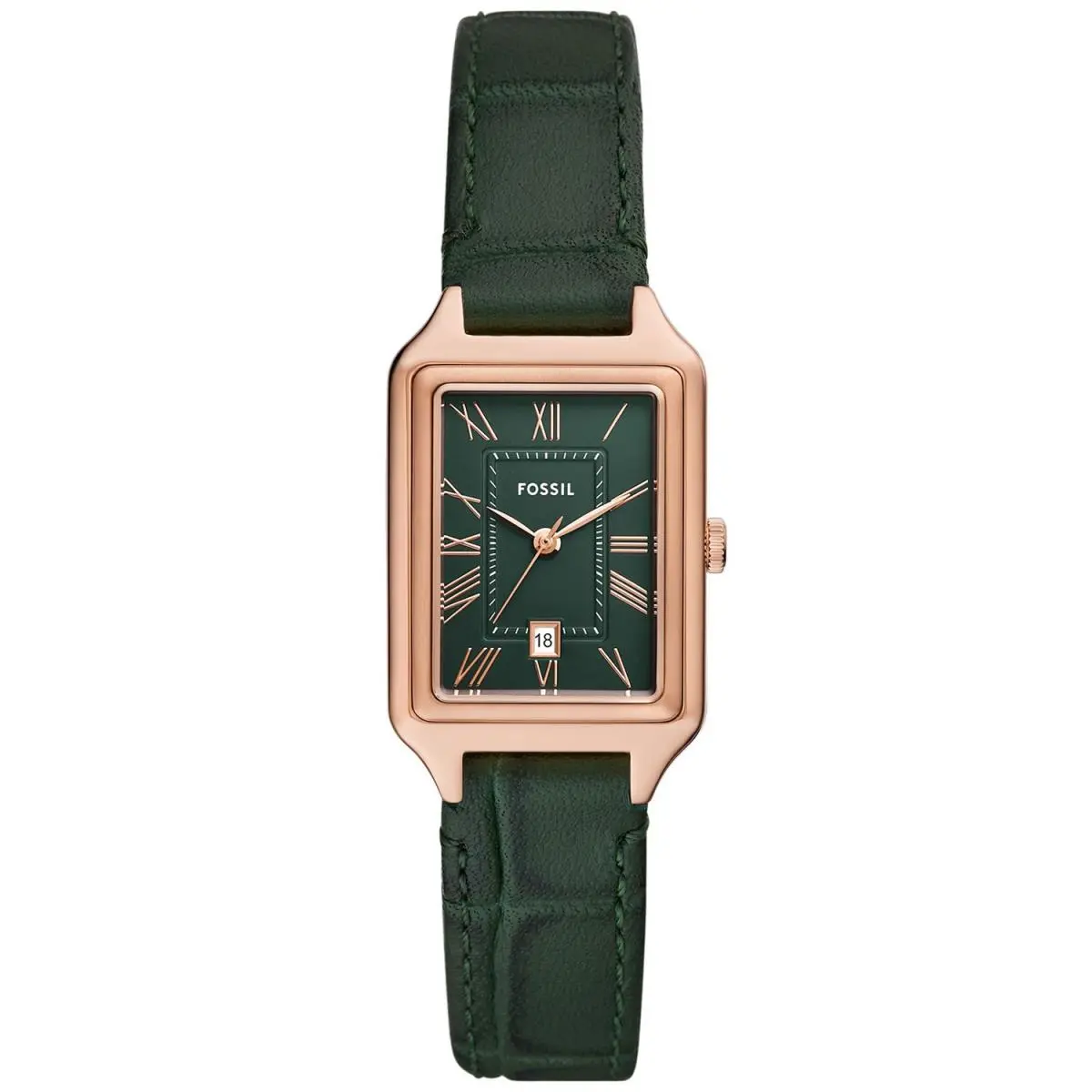 Fossil Women`s Raquel Green Dial Watch - ES5366