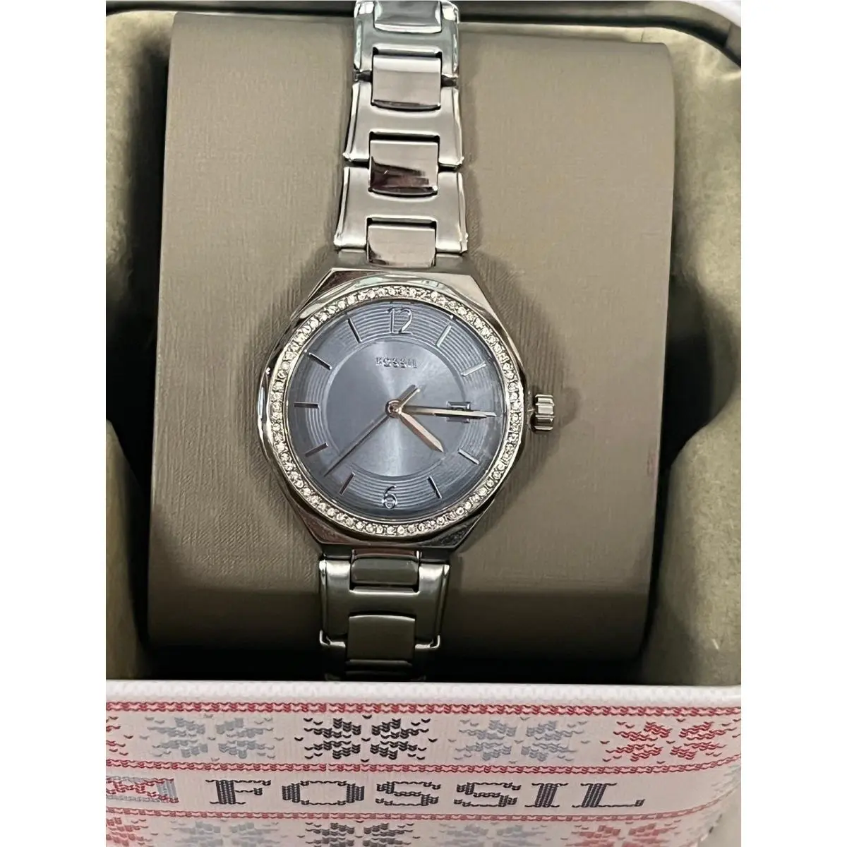 Fossil BQ3860 Eevie Three-hand Date Stainless Steel Watch