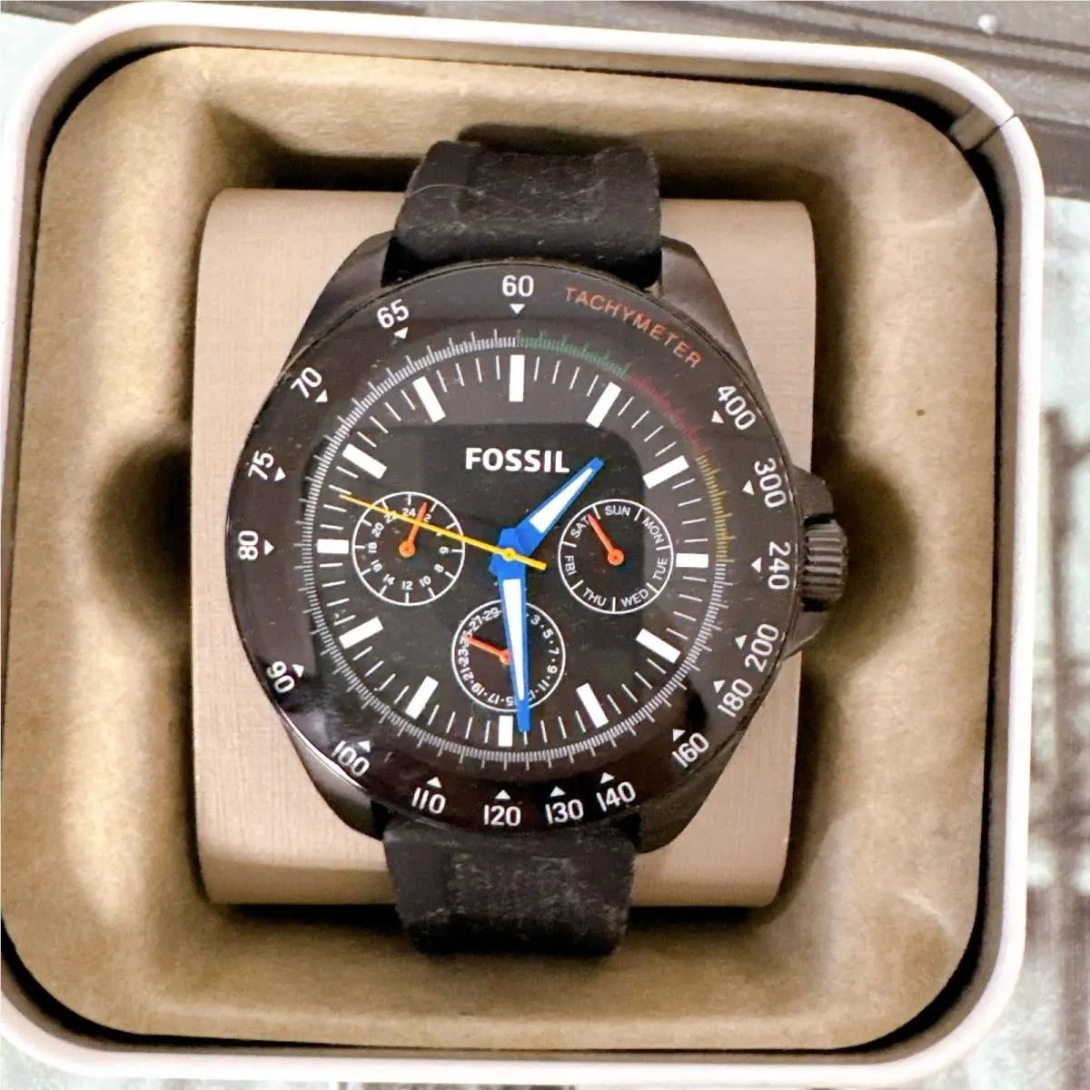 Fossil BQ2355 Neale Multifunction Black Dial Men`s Watch